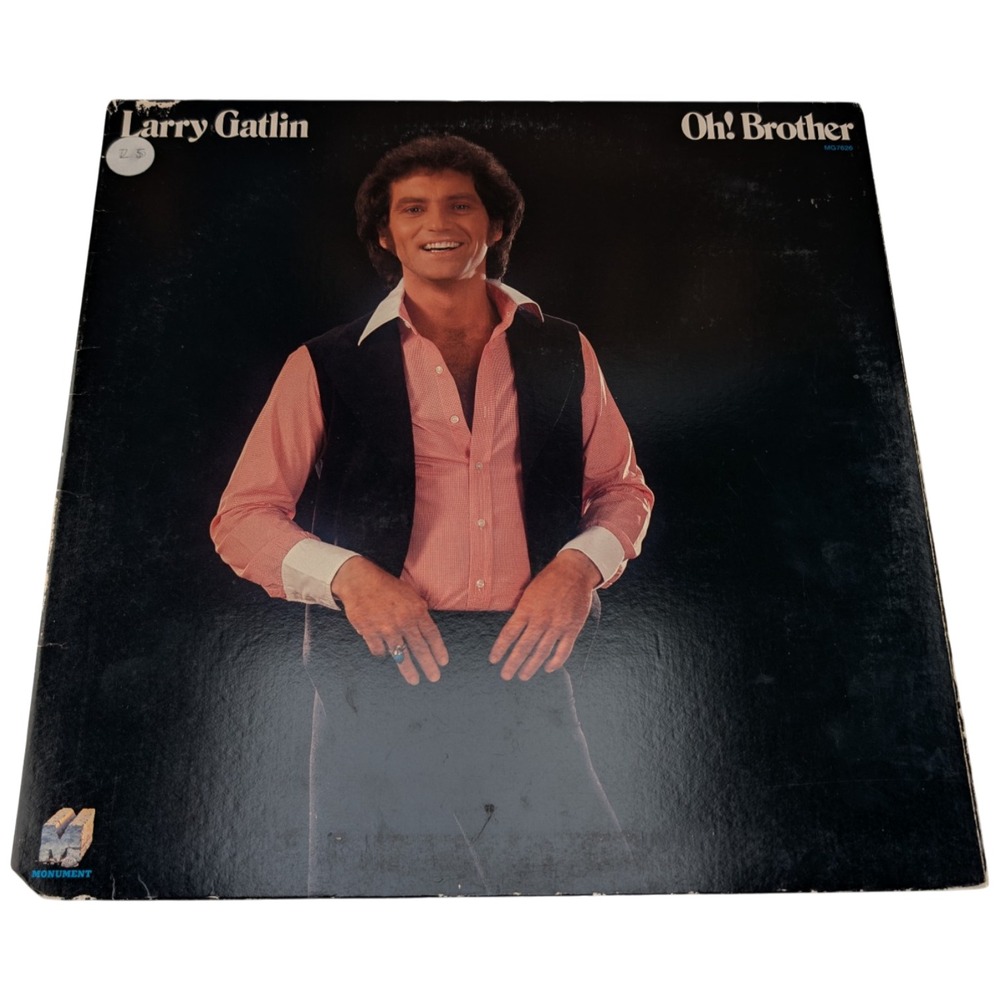 Larry Gatlin Oh! Brother LP Gatefold 1978 Monument MG 7626 VG/VG